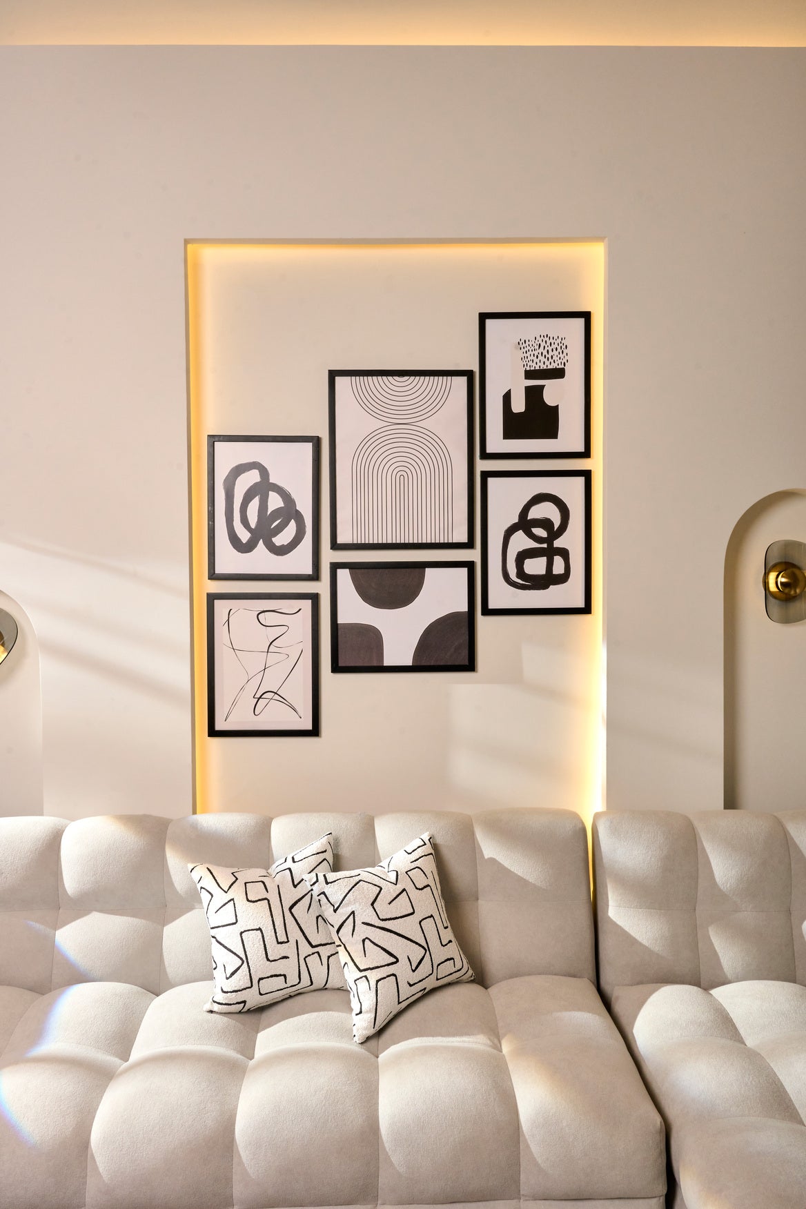Black & White Abstract Set