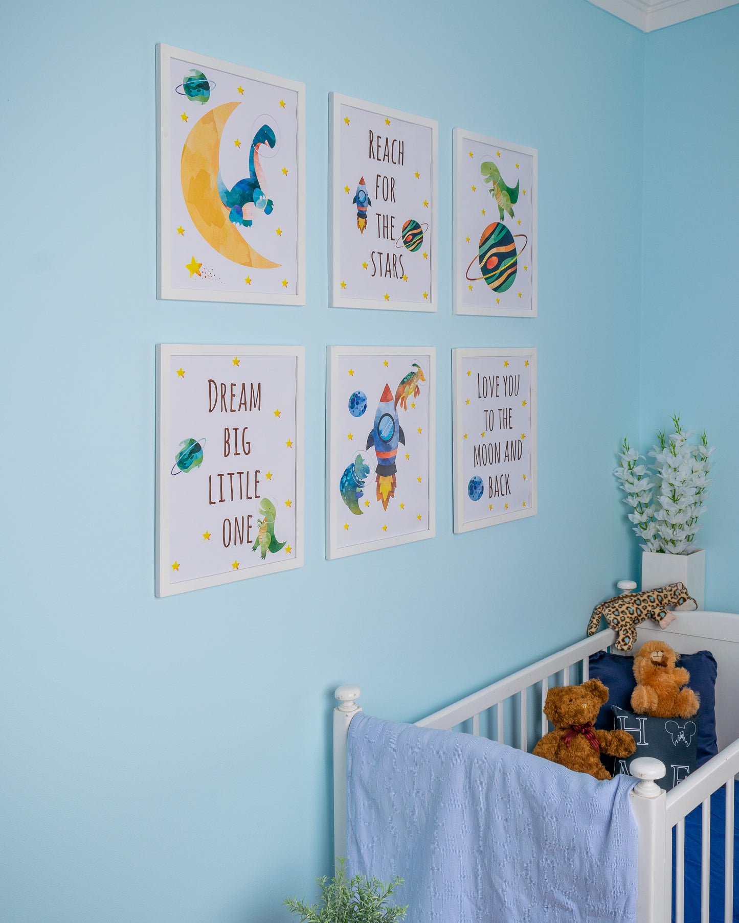 Nursery Set - The Space Dinosaurs.