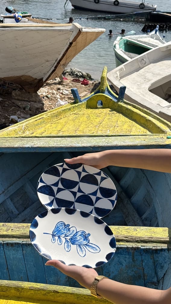 Over & under the sea- plates set