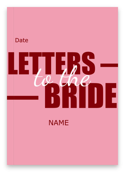 [photopress] Letters to the Bride