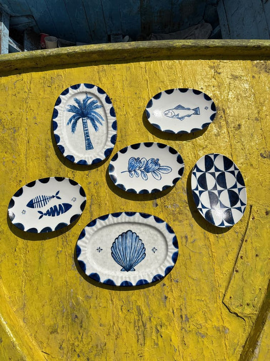 Over & under the sea- plates set