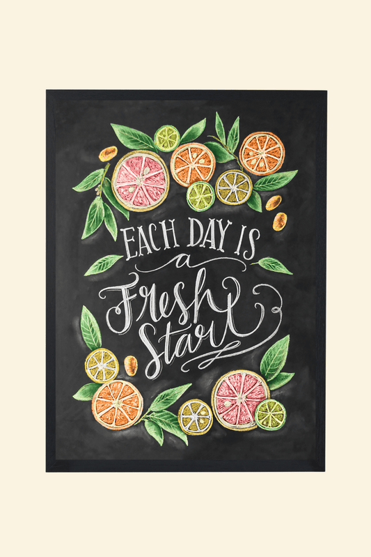 Each day is a fresh start - OG