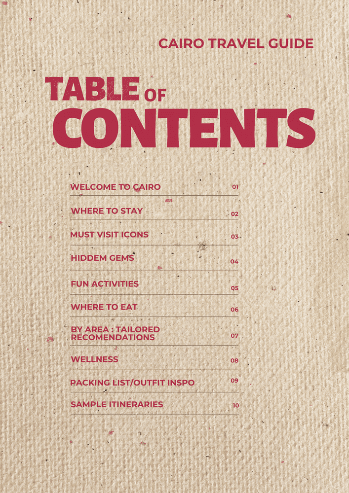 THE CAIRO GUIDE