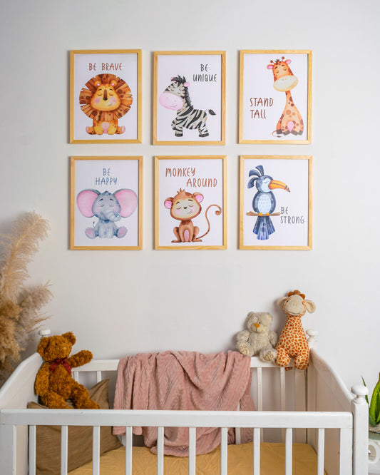 Animals Nursery Set - The Smirky edition.