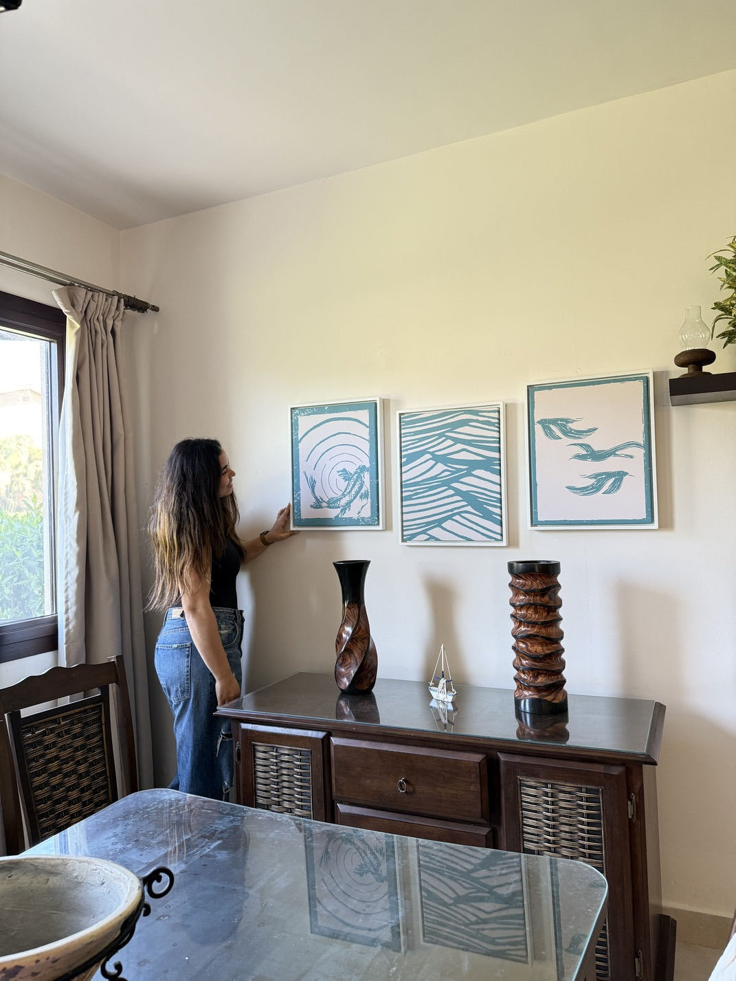 Blue Drift Canvas Summer Set