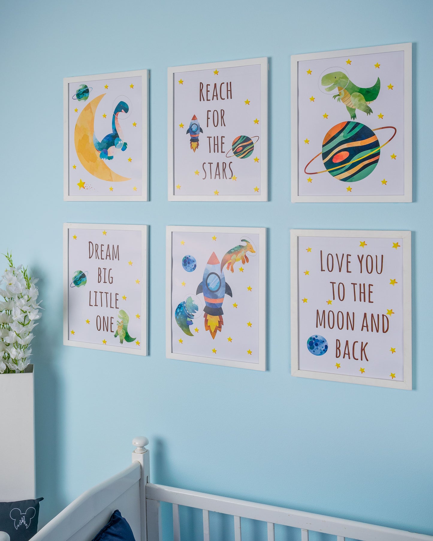 Nursery Set - The Space Dinosaurs.