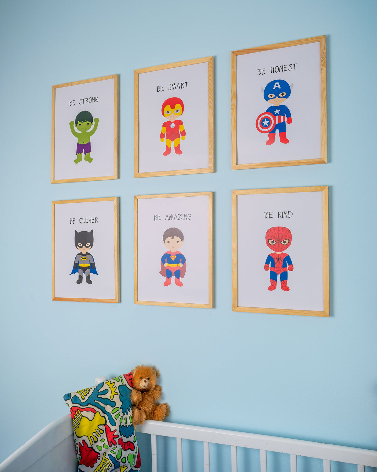 Nursery Set - The Super Hero Babies – Design Avenue