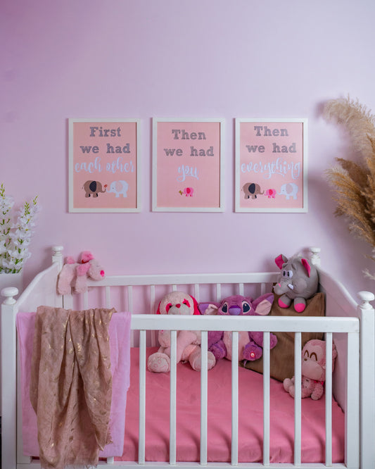 Nursery Set - The Elephant family