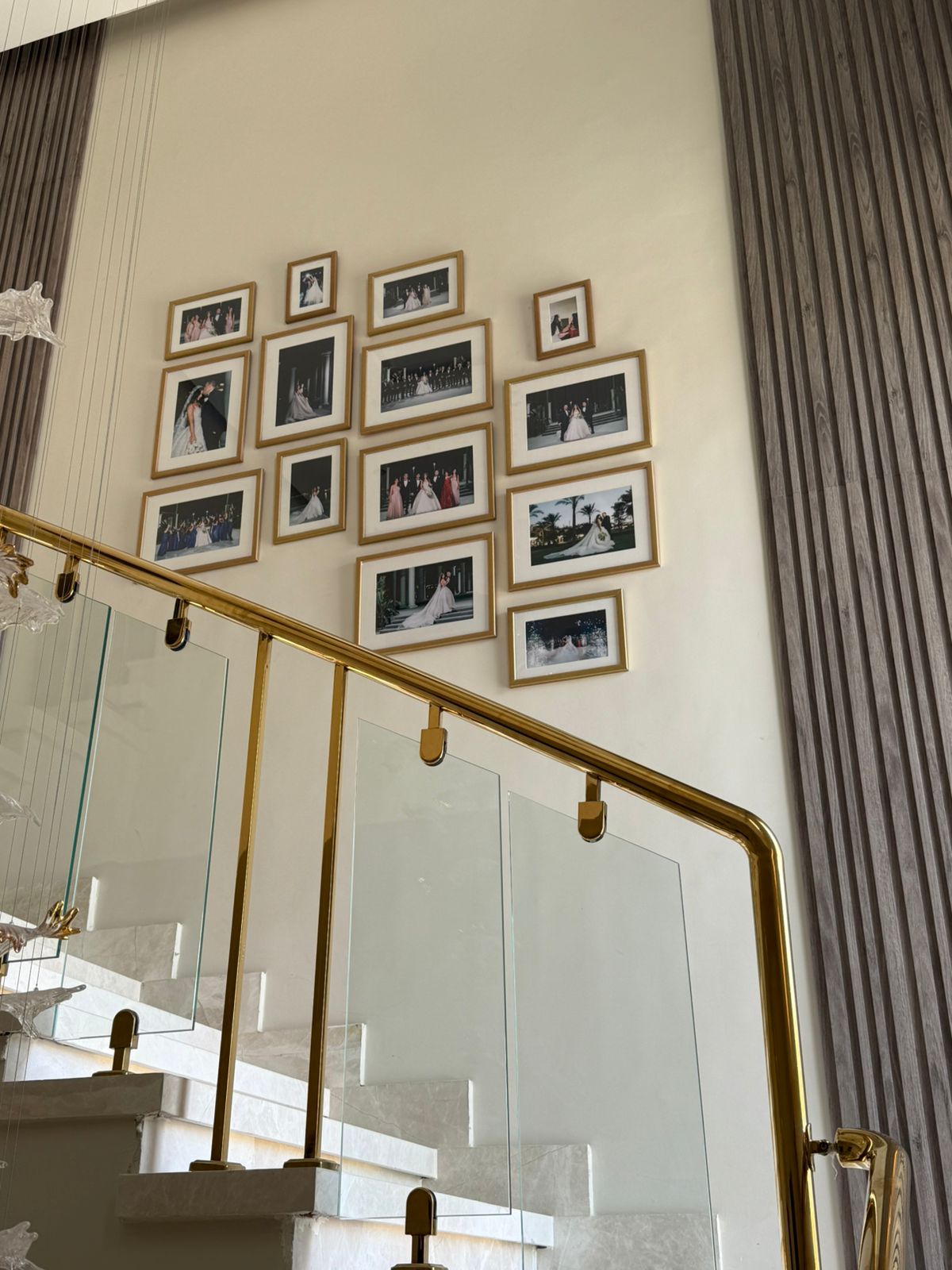 The Hana - Gold Staircase Set