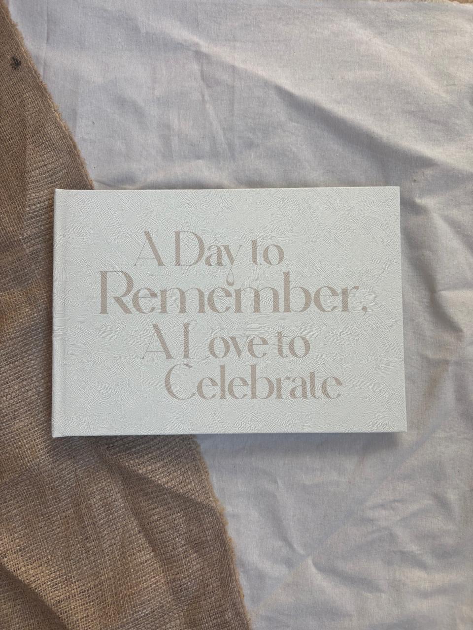 A Day to remember - Wedding Guestbook