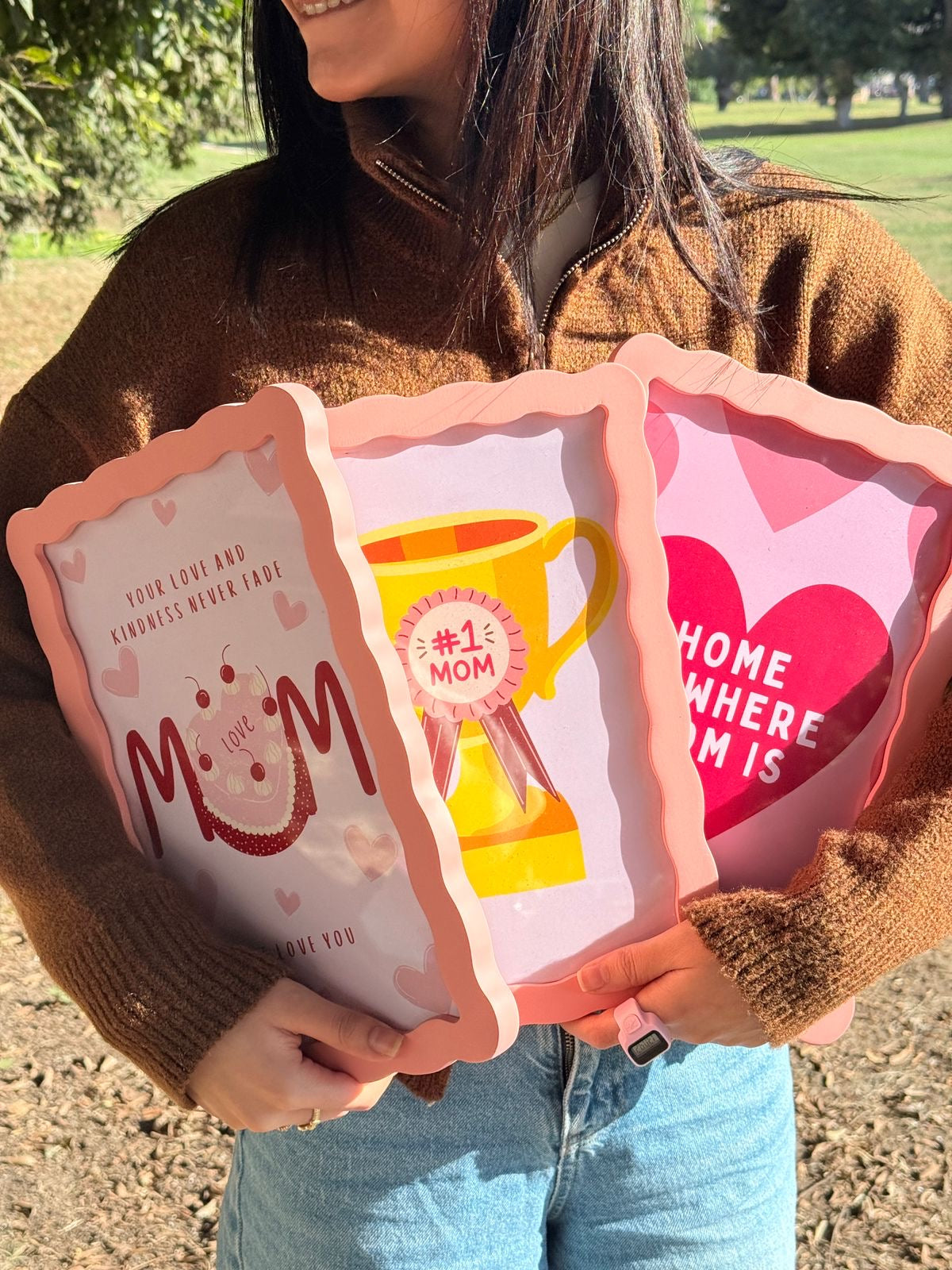 Home is Where Mom is - wavy Frame
